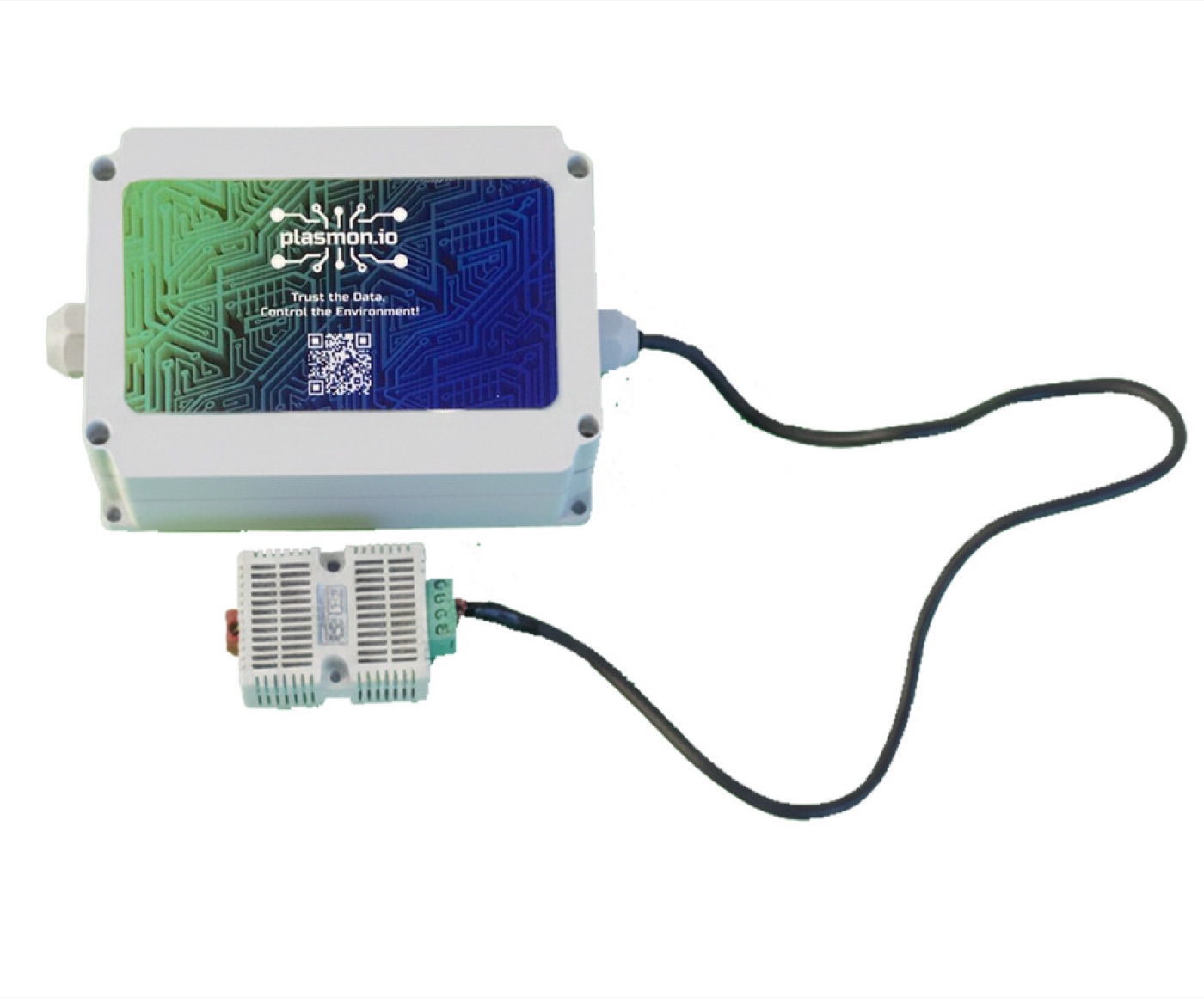 Plasmon environmental monitoring